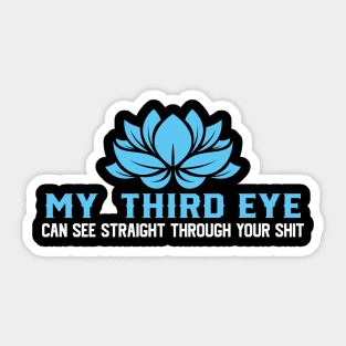 Yoga Serenity: Balance, Mindfulness, and Inner Peace Sticker
